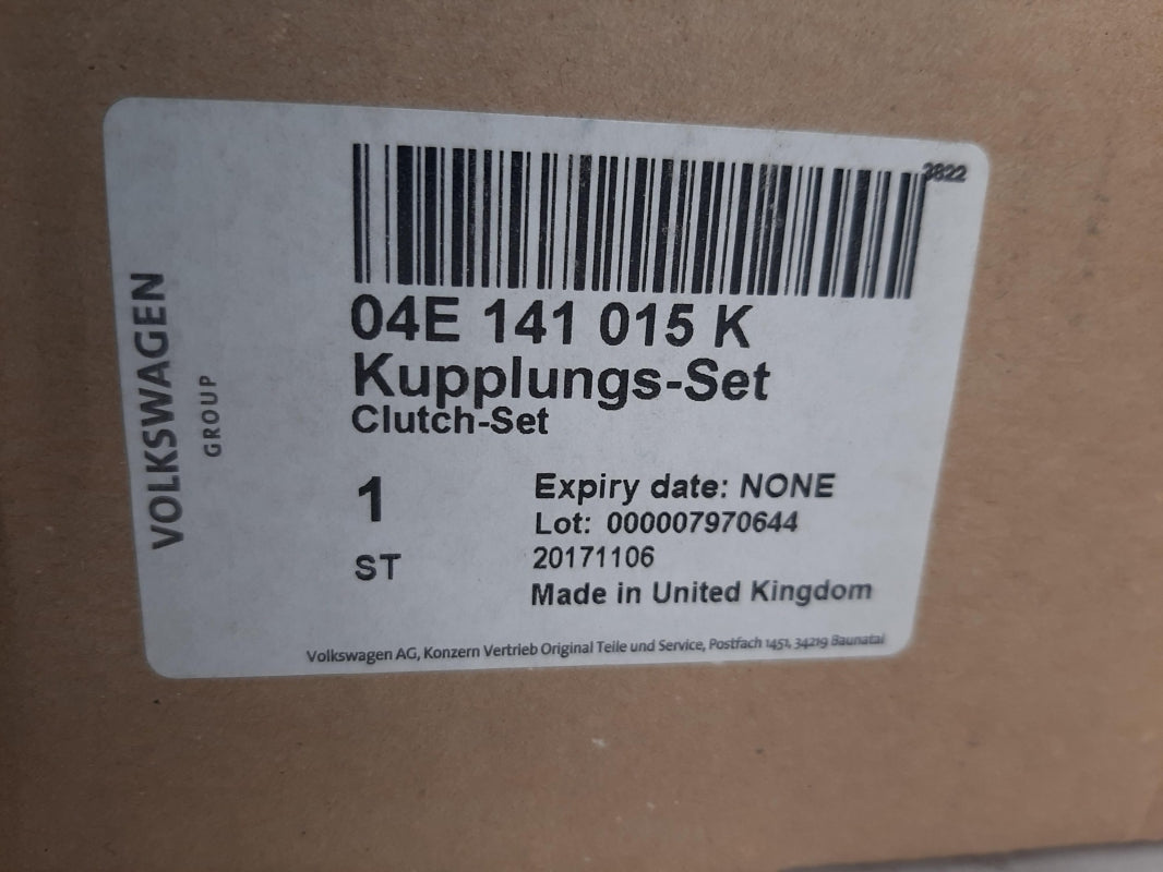 Original AUDI A3 Q2 VW Golf 7 Passat B8 1.4 TSI Kupplungssatz 04E141015K