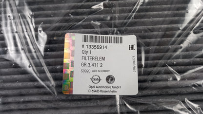 Original OPEL Astra-K Insignia-B Mokka Innenraumfilter Aktivkohlefilter 13356914
