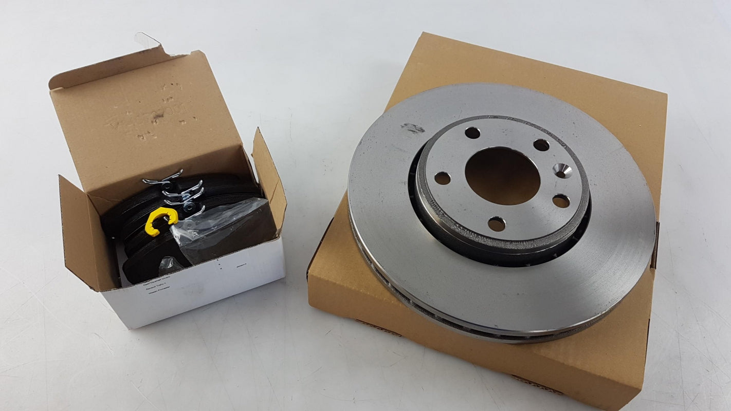 Original OPEL Vivaro-A Bremsensatz (2 Bremsscheiben + 4 Bremsbeläge) 95599295