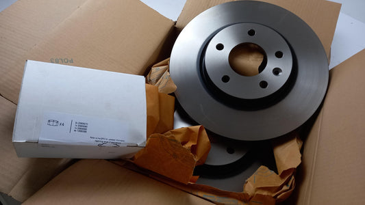 Original OPEL Astra J Bremsensatz 2 Bremsscheiben + 4 Bremsbeläge 1680582080