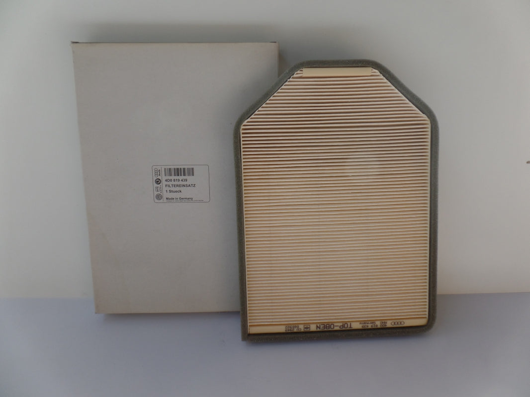 Original AUDI A8 Innenraumfilter Pollenfilter Filtereinsatz 4D0819439