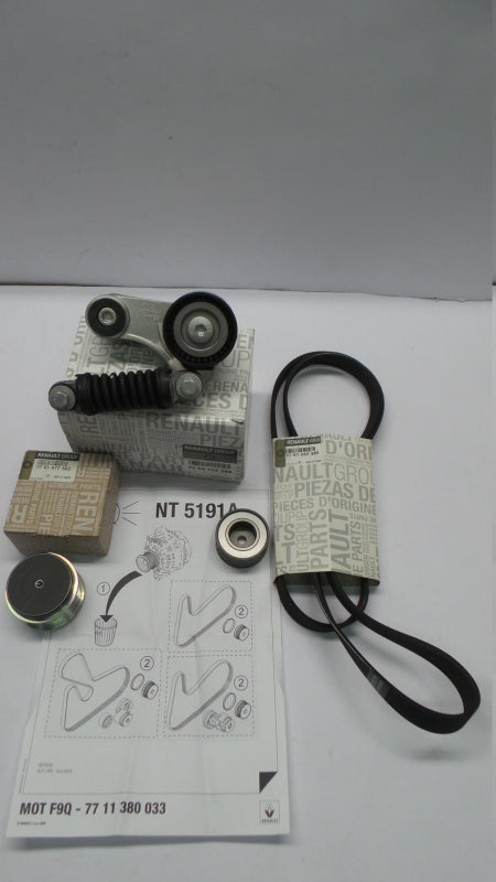 Original RENAULT Espace III Laguna I Megane I Keilrippenriemensatz 7701477747
