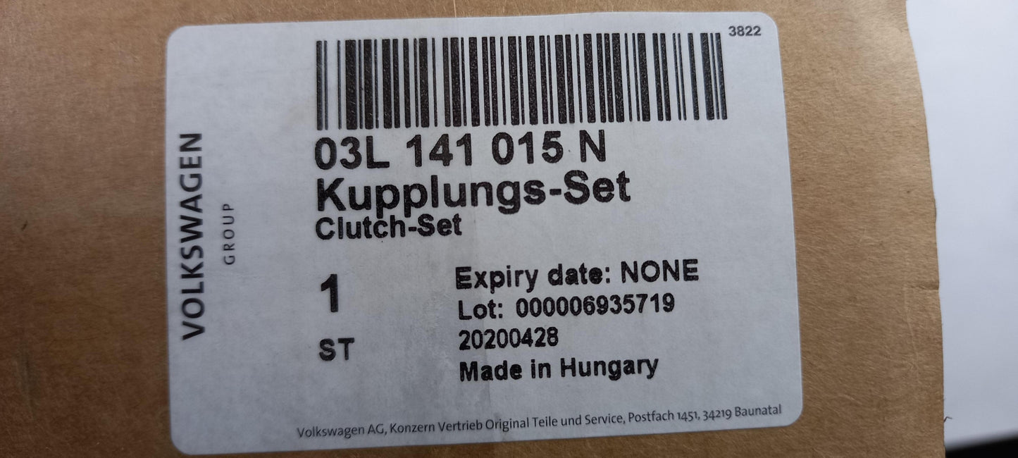 Original VW Multivan Transporter T5 T6 Kupplungssatz 2.0 TDI 03L141015N