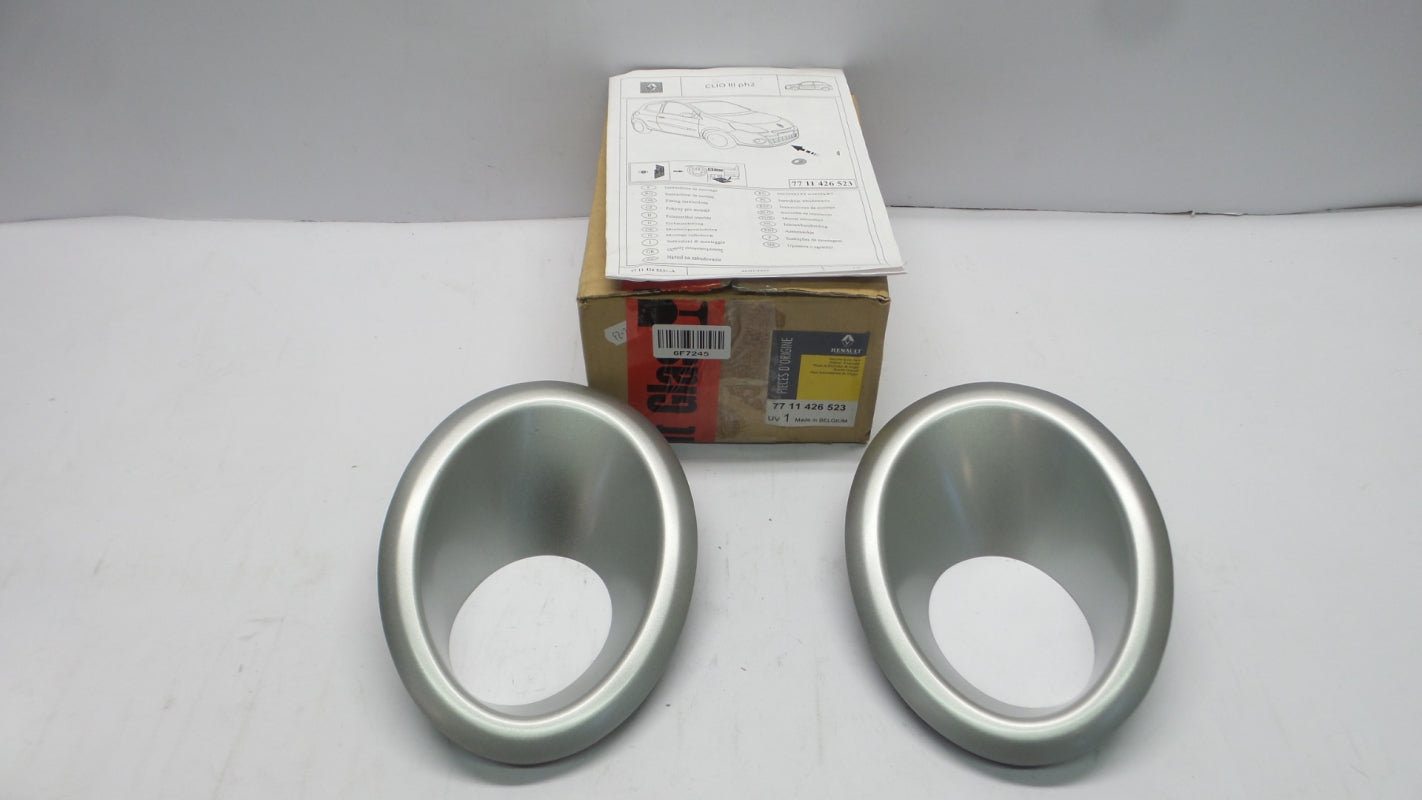 Original RENAULT Clio III Nebelscheinwerfer Rahmensatz links+rechts 7711426523