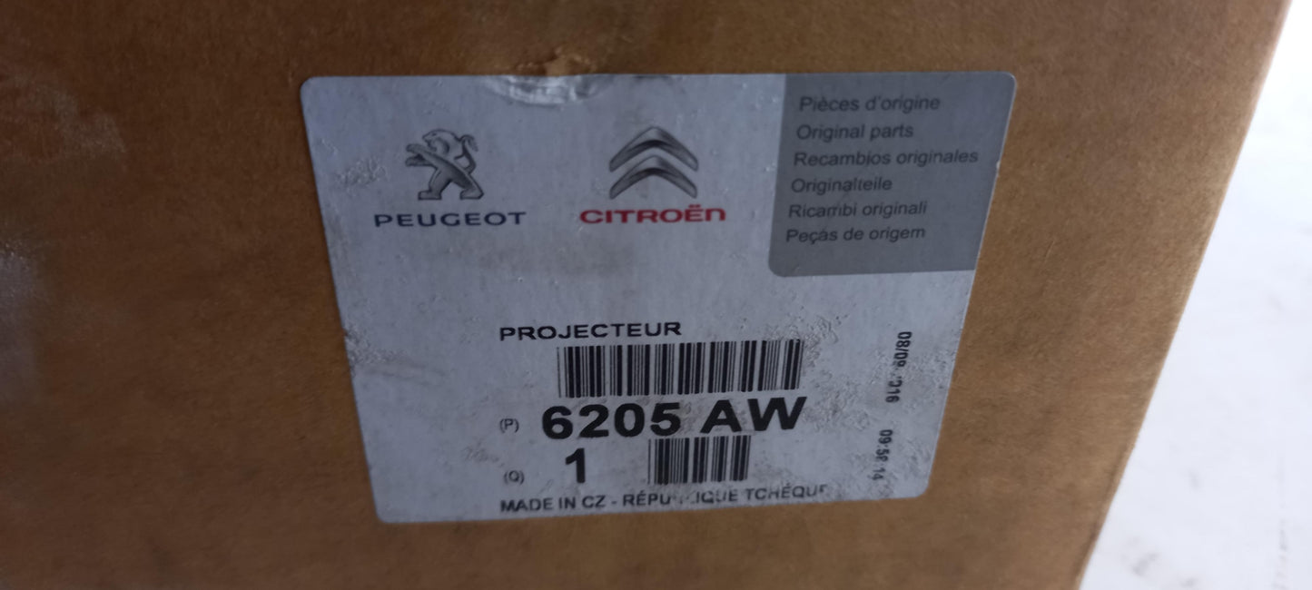 Original OE Peugeot Scheinwerfer 6205AW