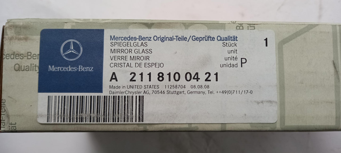Original MERCEDES-BENZ E-Klasse W211 Außenspiegelglas Rechts A2118100421