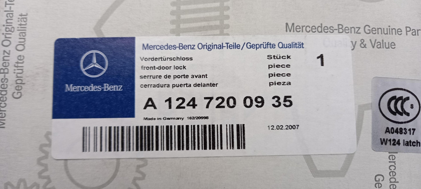 Original OE MERCEDES-BENZ Türschloss A1247200935