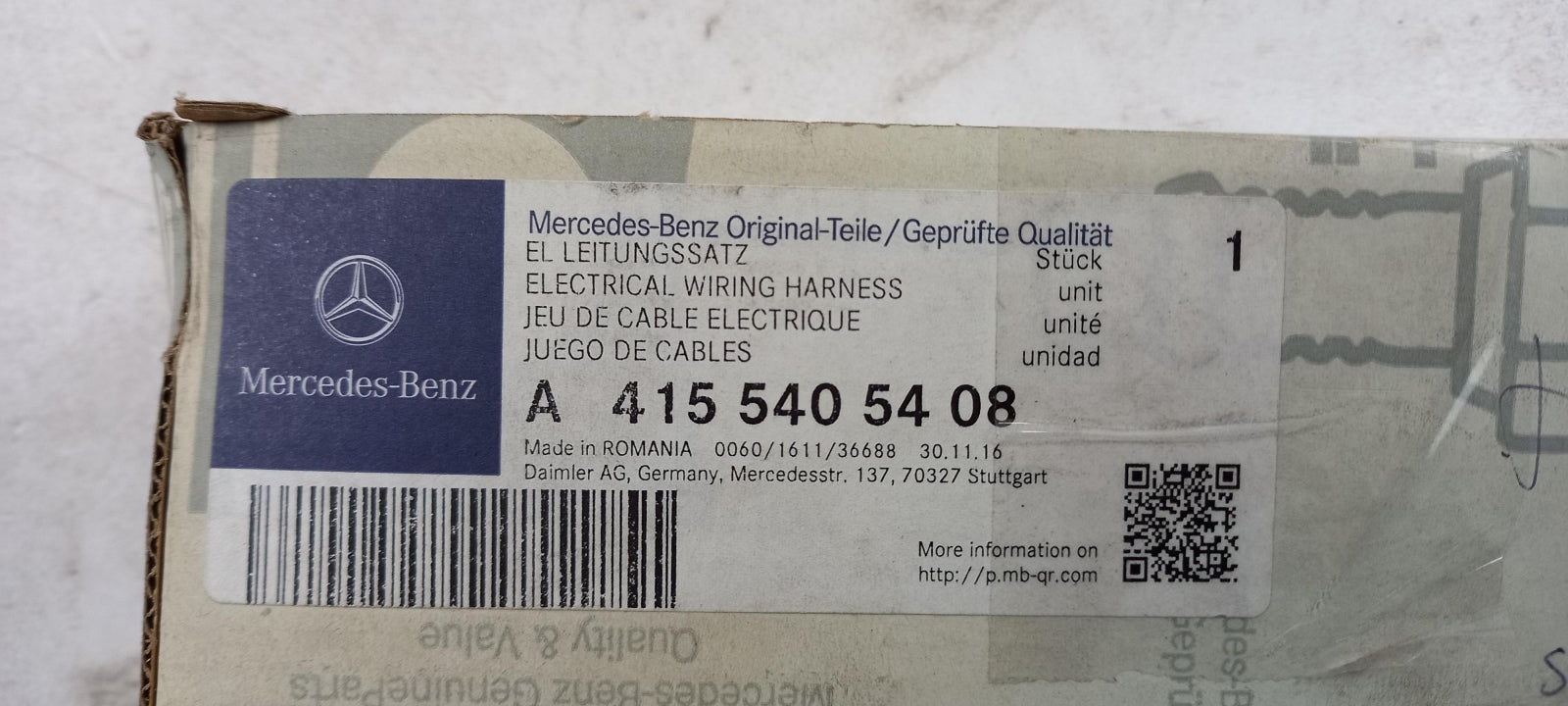 Original MERCEDES-BENZ Citan W415 Nebelscheinwerfer Leitungssatz A4155405408