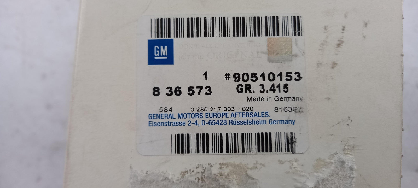 Original OPEL Astra-F Frontera-A Luftmassenmesser 2.0/2.2 i 90510153