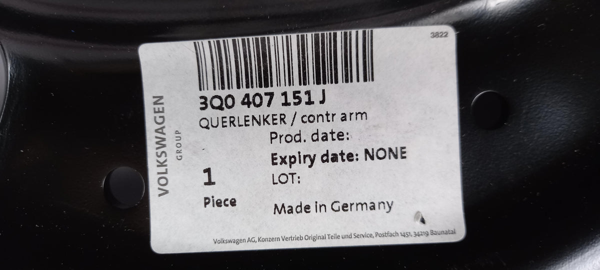 Original OE Volkswagen Querlenker 3Q0407151J