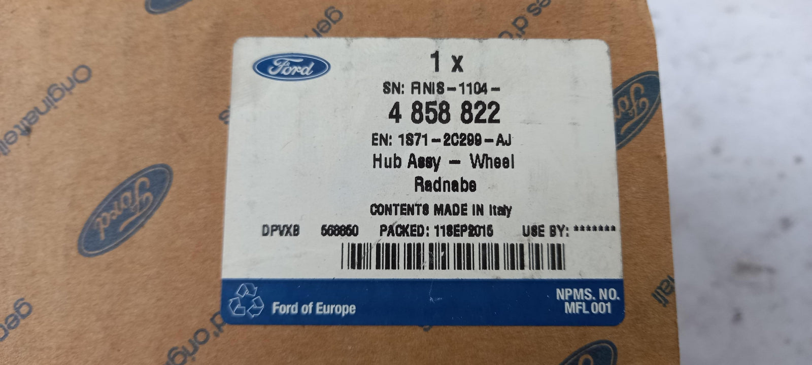 Original FORD Mondeo 3 Radnabe hinten 4858822