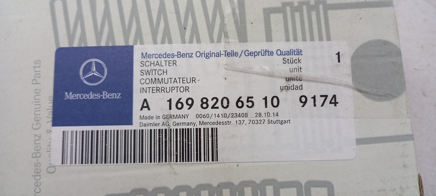 Original MERCEDES-BENZ W169 Fensterheber & Spiegel Kombischalter A16982065109174