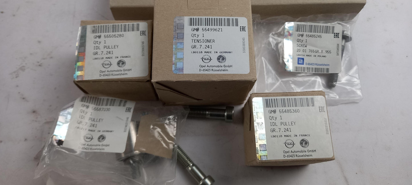 Original OPEL Zafira-C '12-'19 Cascada '13-'19 Zahnriemensatz 95526728
