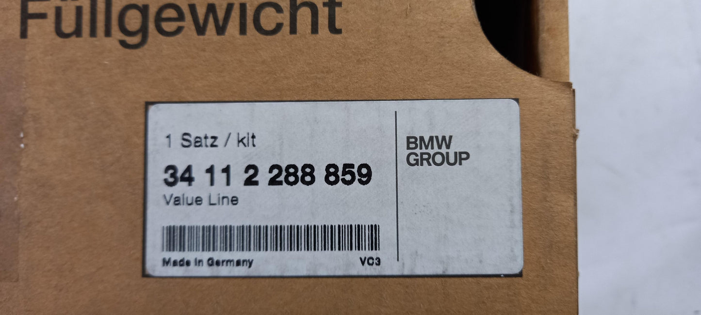 Original BMW 3' E90 E91 X1 E84 Bremsbeläge mit Warnkontakt Vorne 34112288859