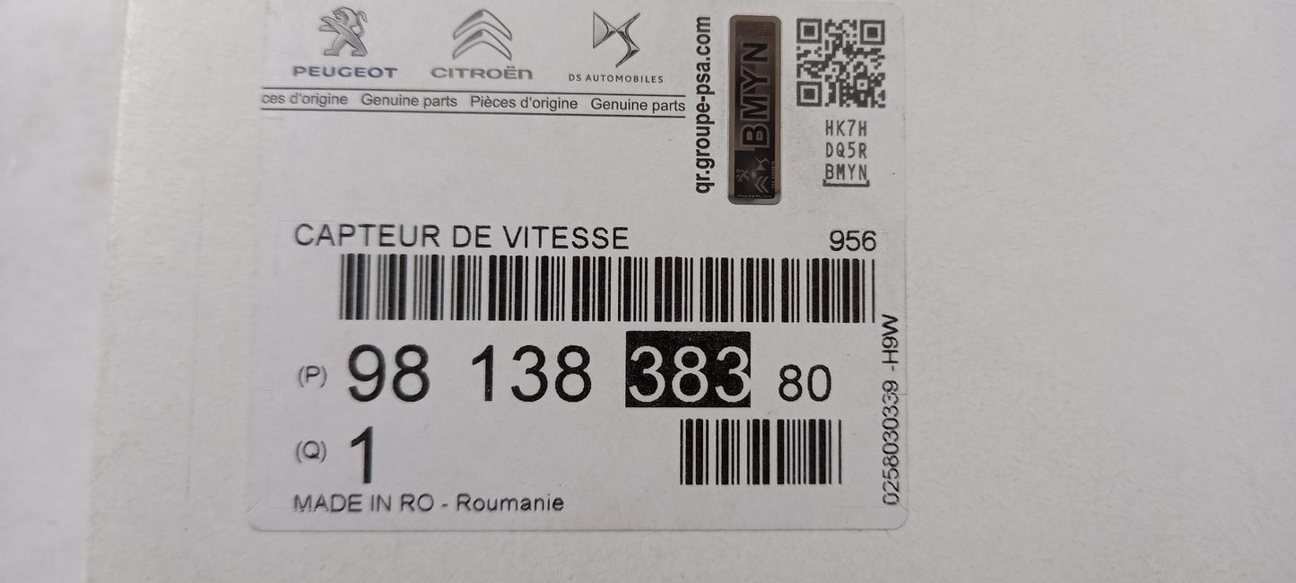 Original PEUGEOT 2008 208 CITROEN Berlingo C3 II III Lambdasonde 9813838380