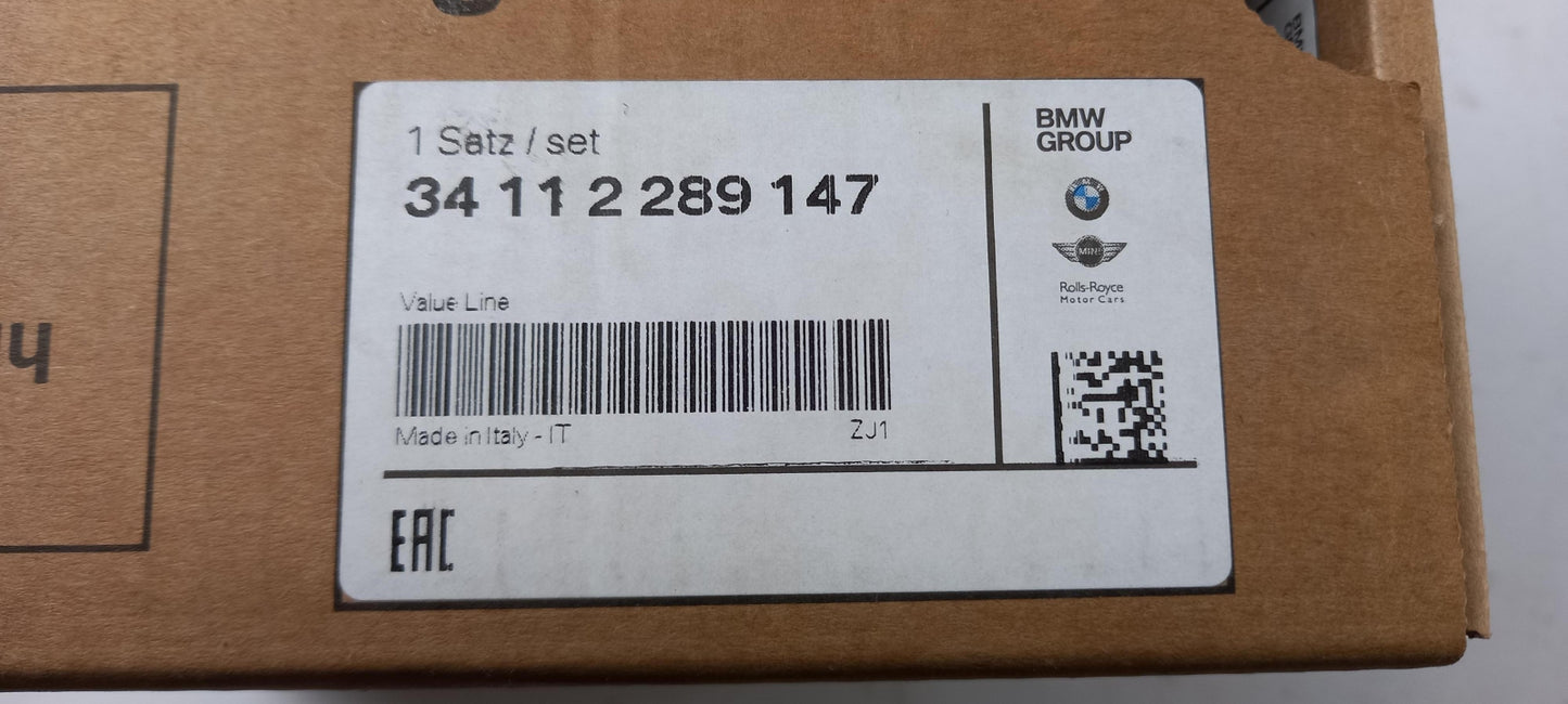 Original MINI R55 R56 R57 R58 R59 Bremsbeläge mit Warnkontakt Vorne 34112289147