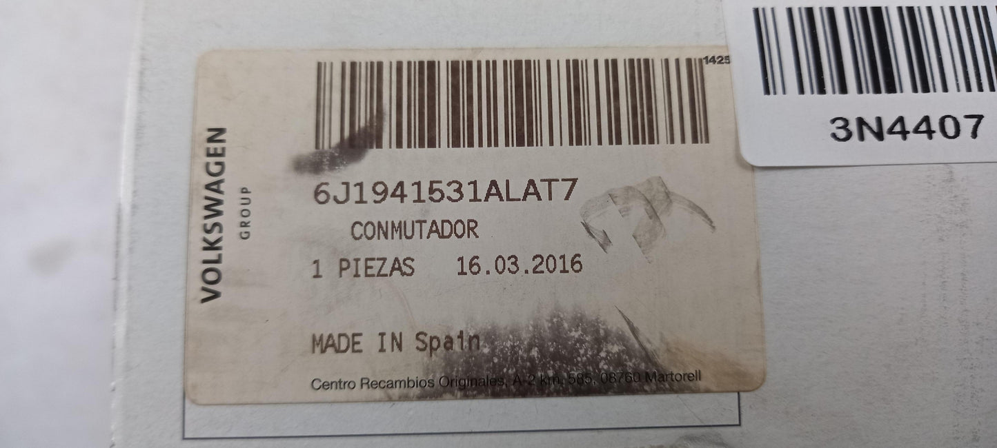 Original OE Volkswagen Scheinwerfer Schalter 6J1941531ALAT7