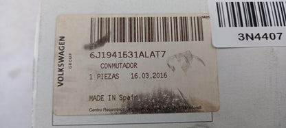Original OE Volkswagen Scheinwerfer Schalter 6J1941531ALAT7