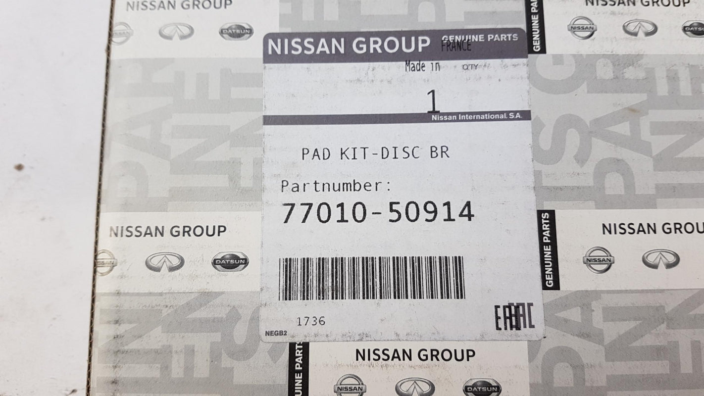 Original NISSAN Primastar RENAULT Trafic Bremsbeläge vorne 7701050914