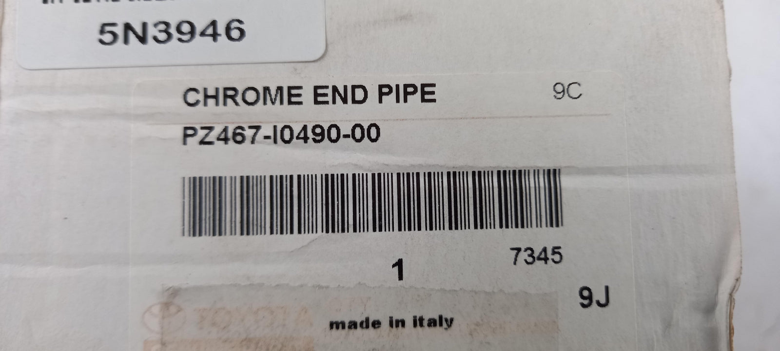 Original TOYOTA iQ 2008-2015 Auspuffblende PZ467I049000