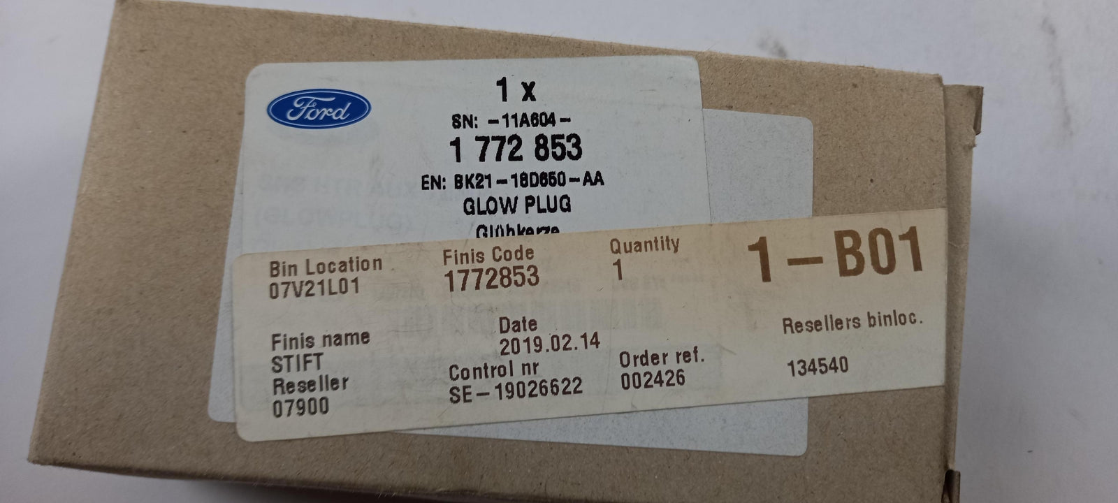Original OE FORD Glühkerze 1772853