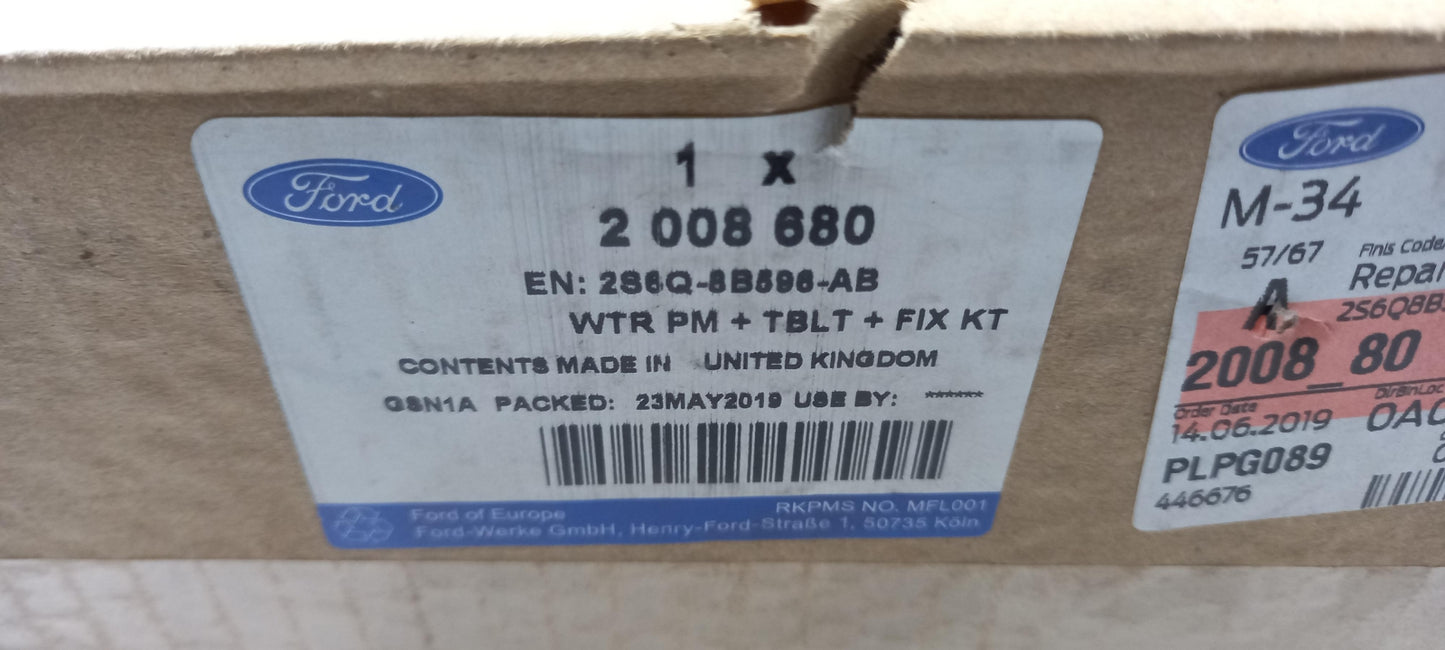 Original FORD Fiesta V 01-12 1.4 TDCi Zahnriemensatz mit Wasserpumpe 2008680