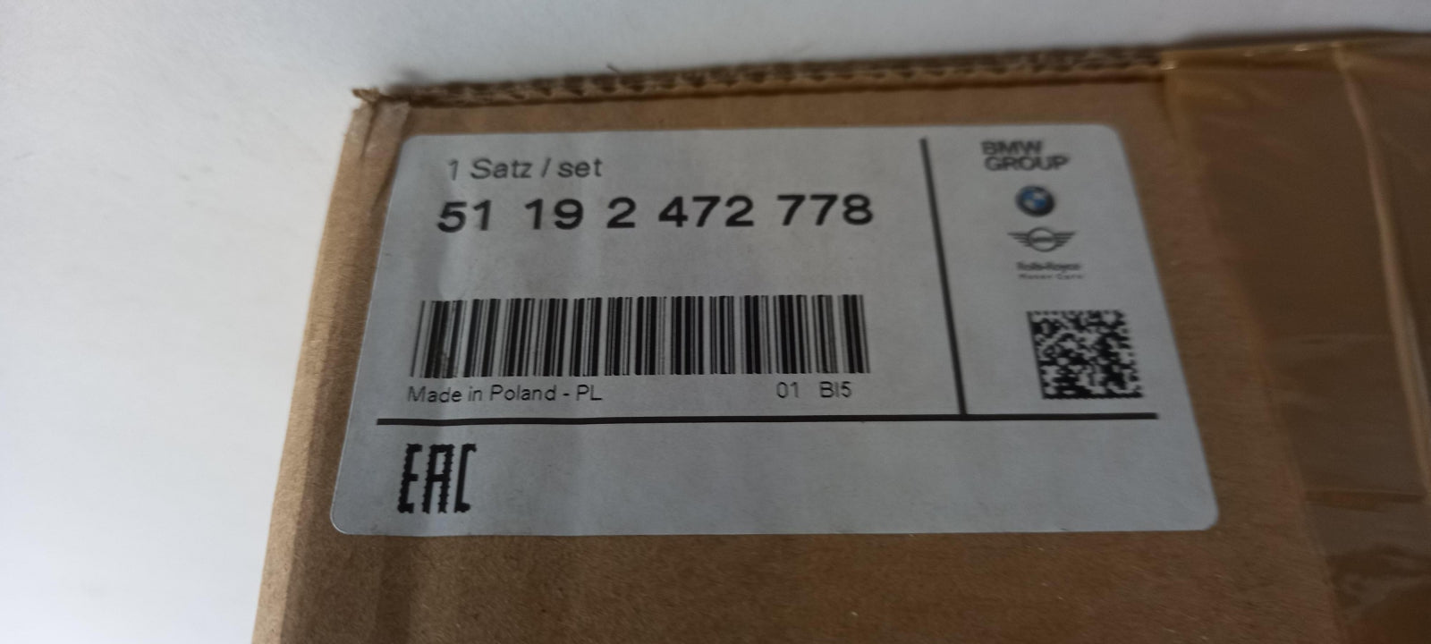 Original BMW  i4 G26 eDrive35 eDrive40 M50 Stoßstange Schutz 51192472778