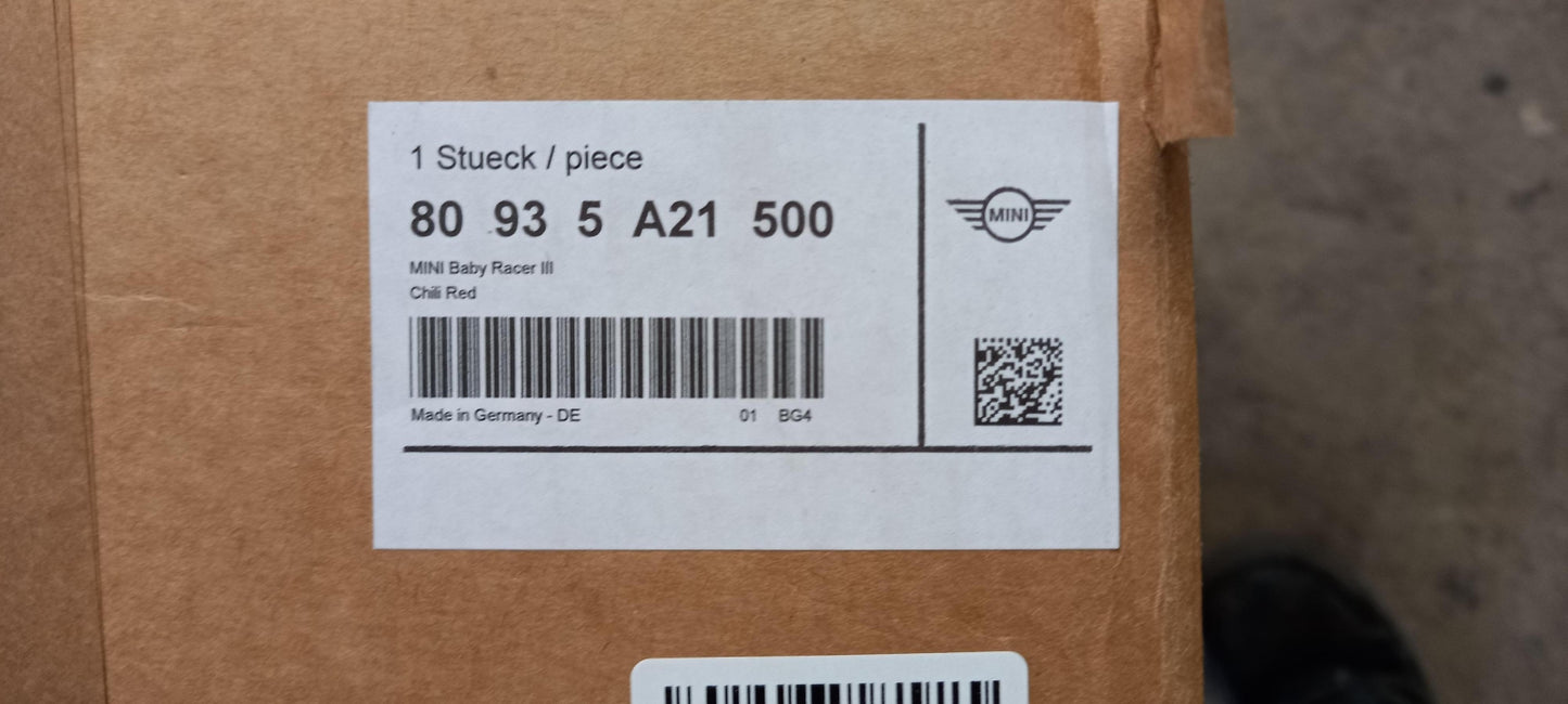 Original OE BMW Bobbycar 80935A21500