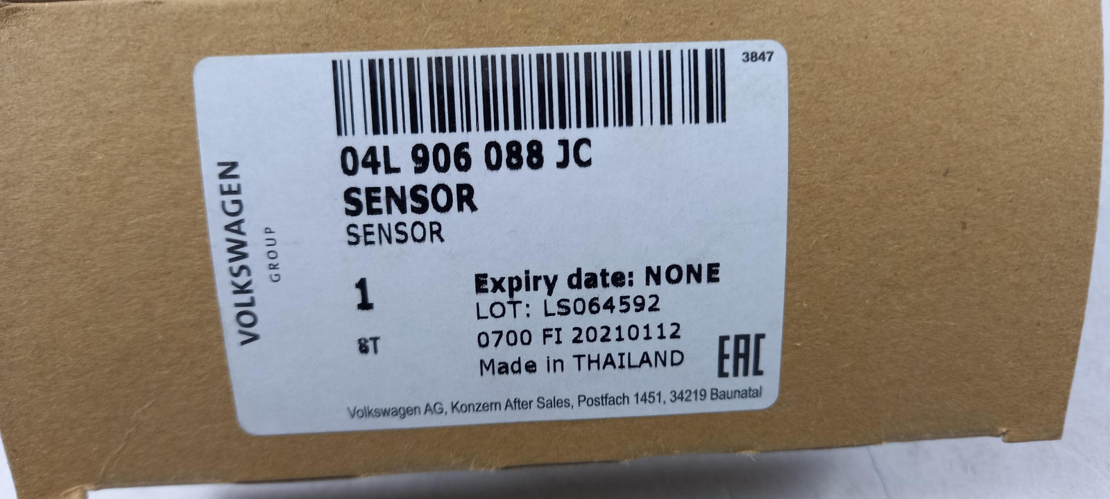 Original OE Volkswagen Abgastemperaturgeber 04L906088JC