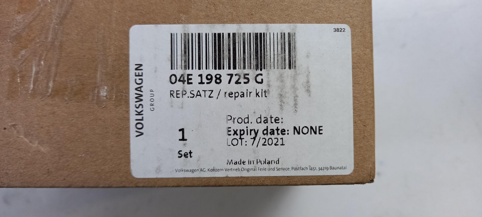 Original OE Volkswagen Stellmotor 04E198725G