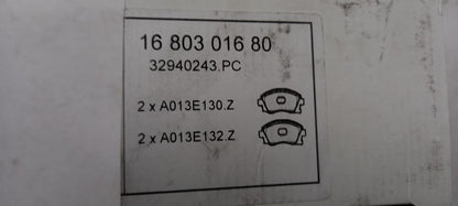 Original OE Peugeot Bremsbeläge 1680301680