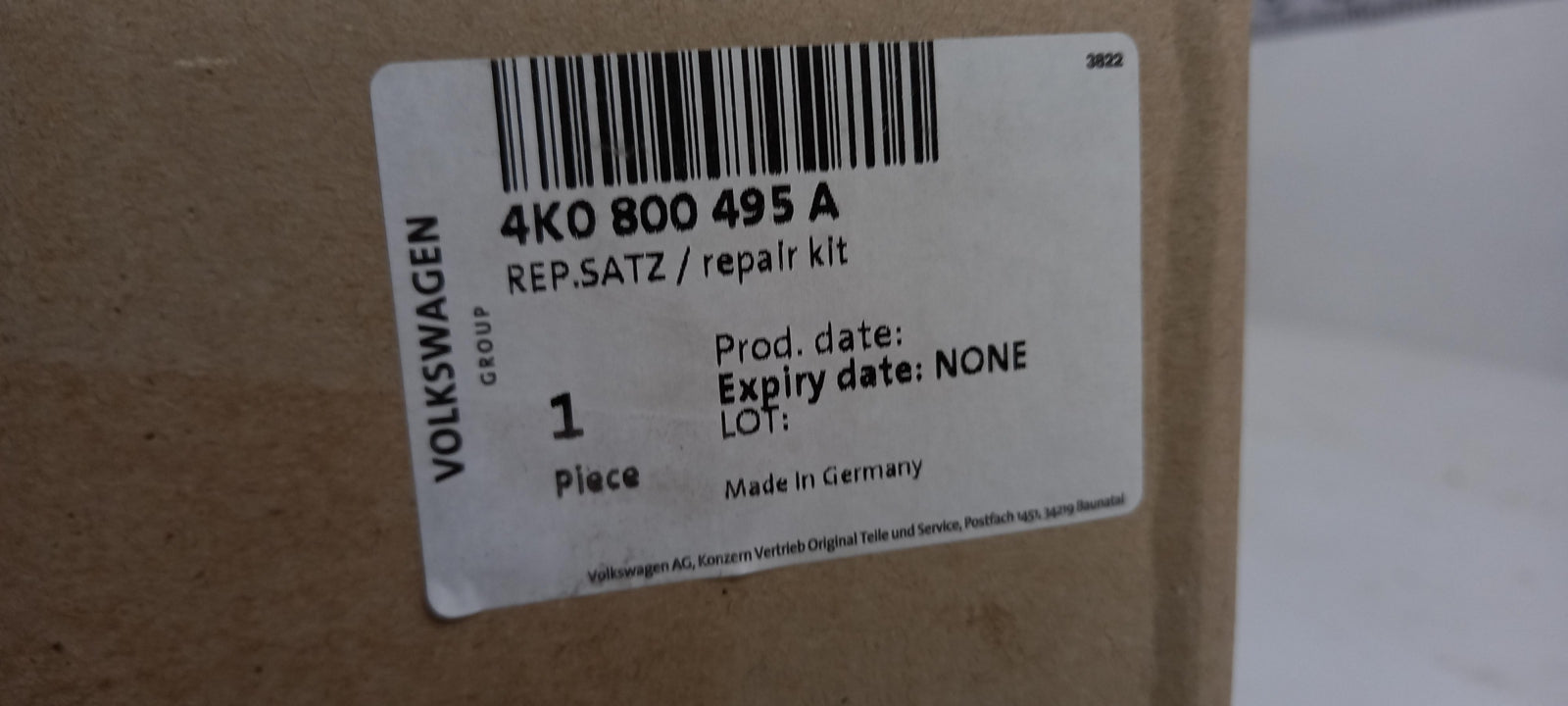 Original AUDI A6 (C8/4K) 2019- Anhängevorrichtung Kugelstange 4K0800495A