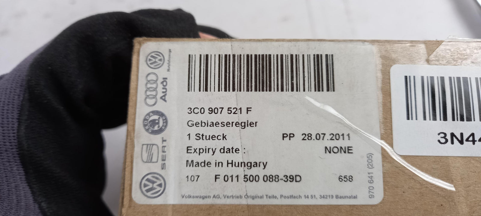 Original AUDI A3 Q3 Q7 VW Eos Golf 6 Passat B5 Tiguan I Gebläseregler 3C0907521F