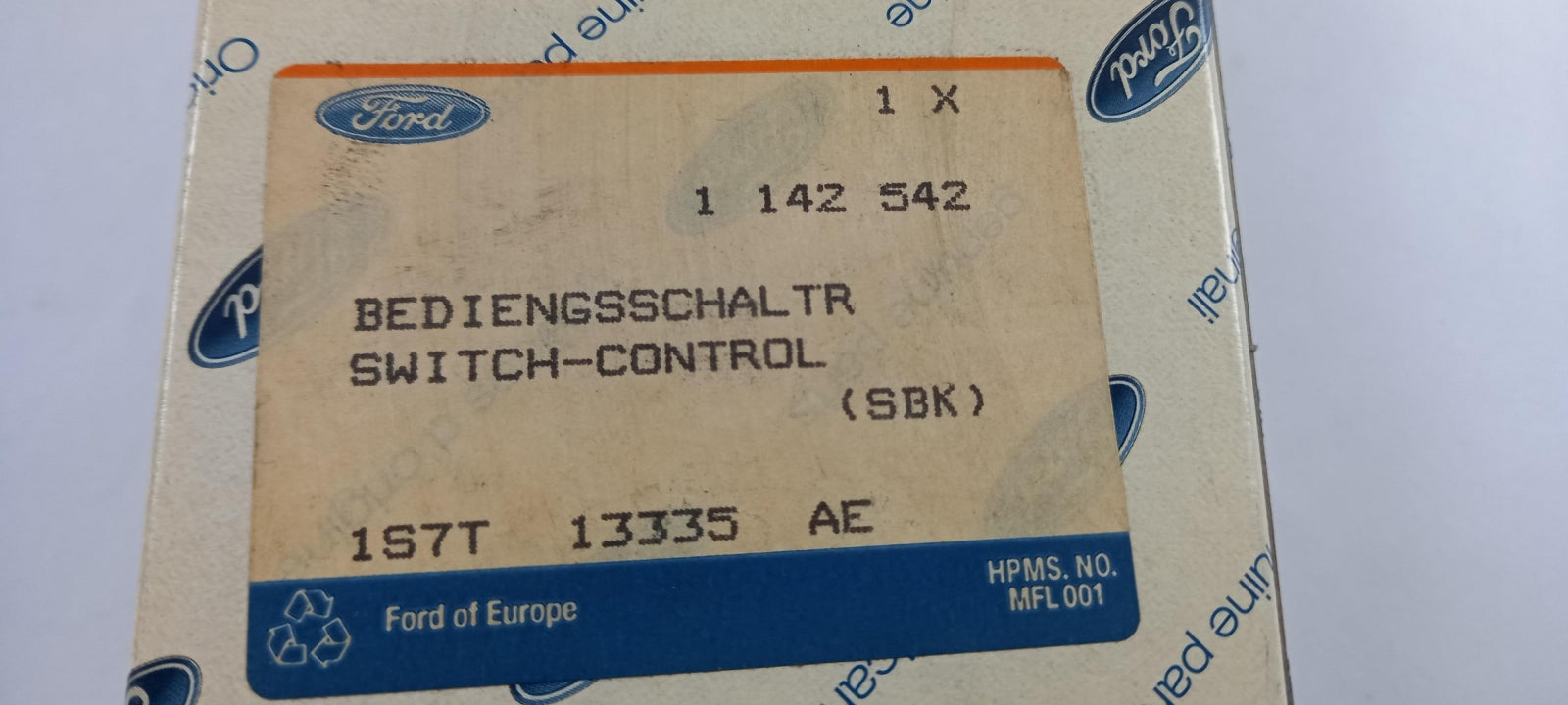 Original OE FORD Scheinwerfer Schalter 1142542