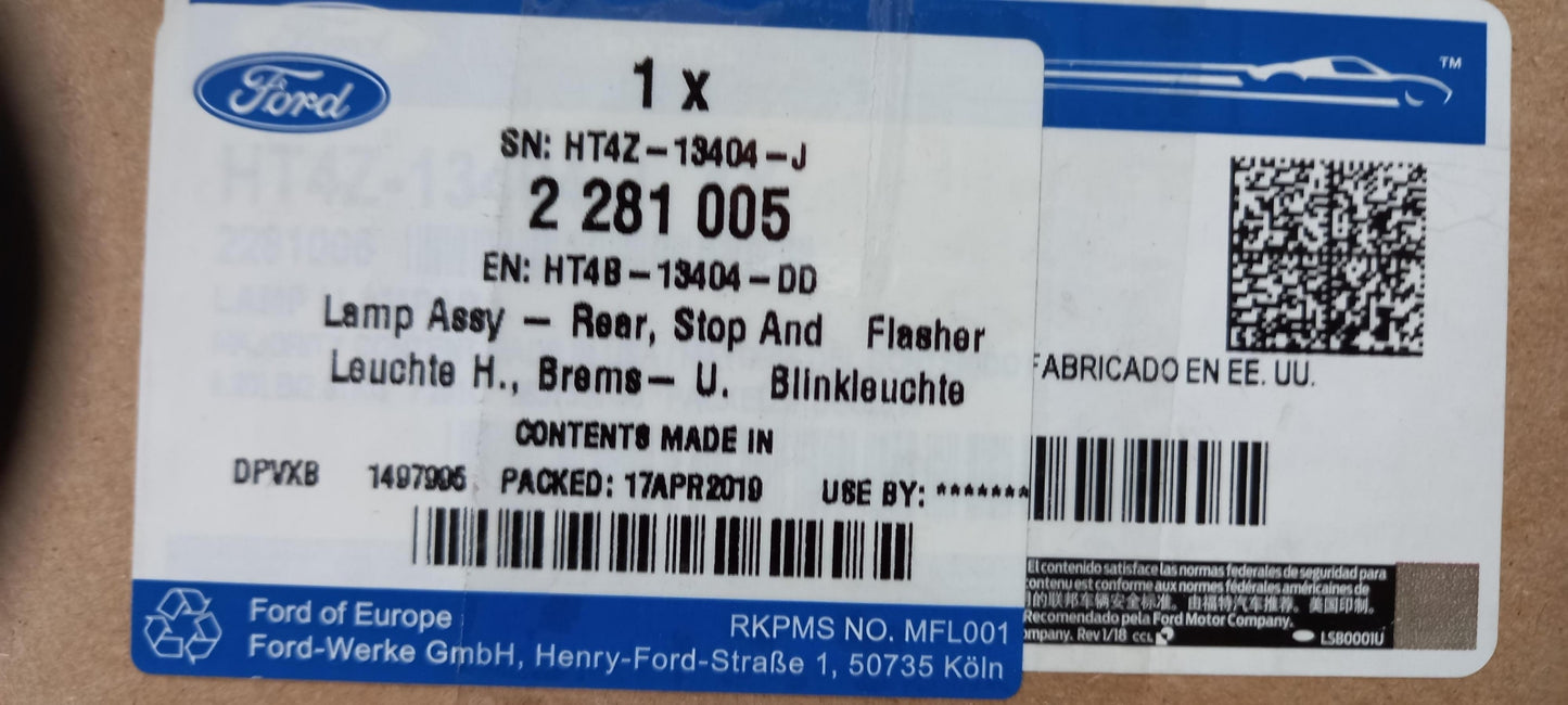 Original FORD Edge 15-18 Heckleuchte Rücklicht rechts 2281005