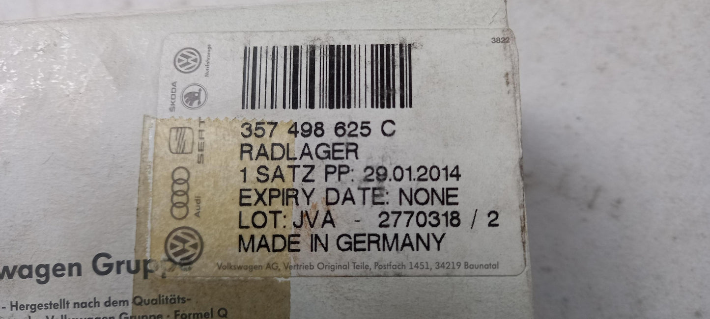 Original AUDI 100 VW Golf Passat Polo SEAT Ibiza Radlagersatz vorne 357498625C