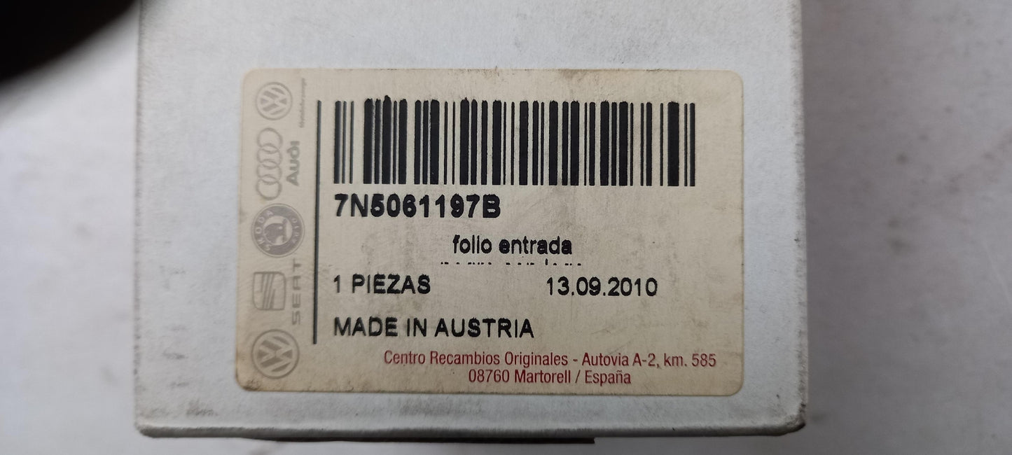 Original OE Volkswagen Heckklappe Abdeckung 7N5061197B