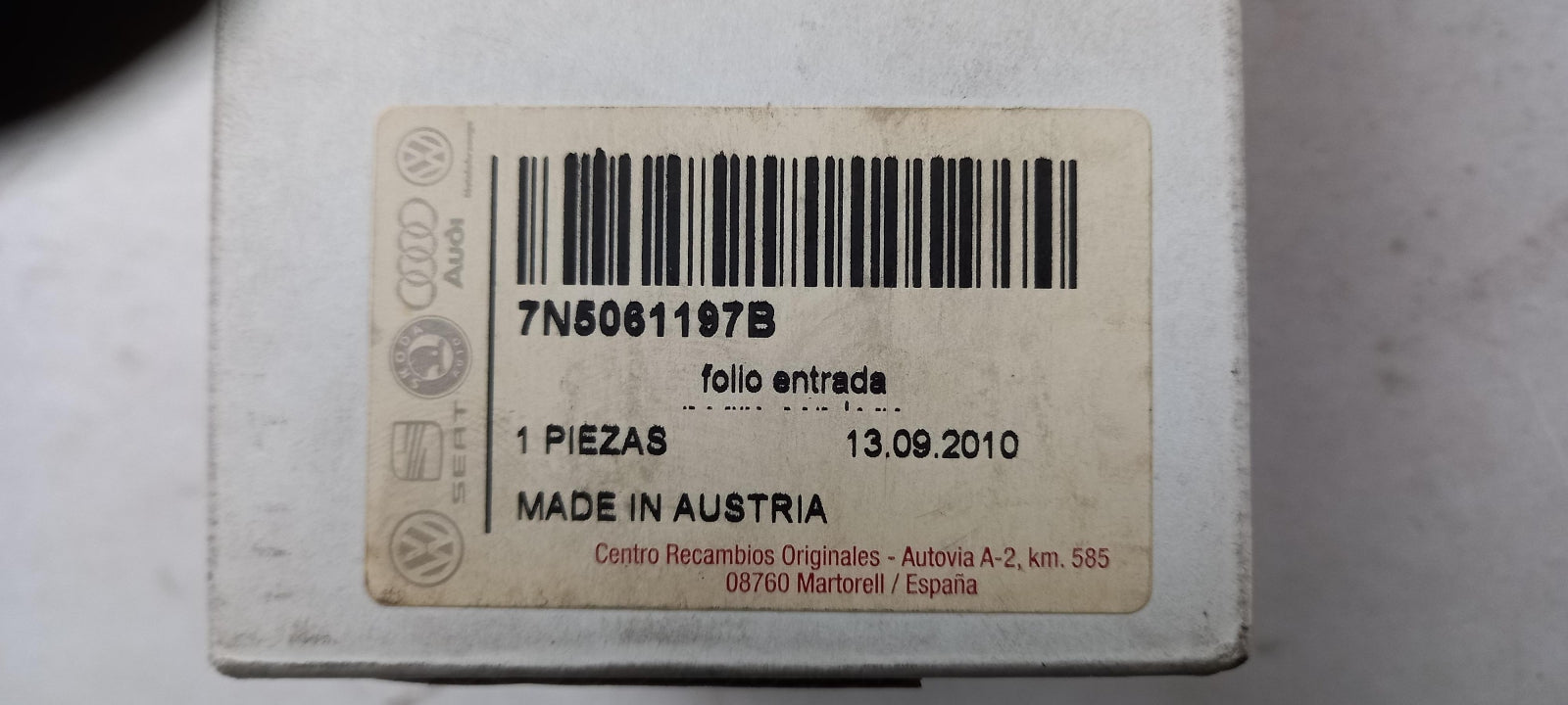 Original OE Volkswagen Heckklappe Abdeckung 7N5061197B