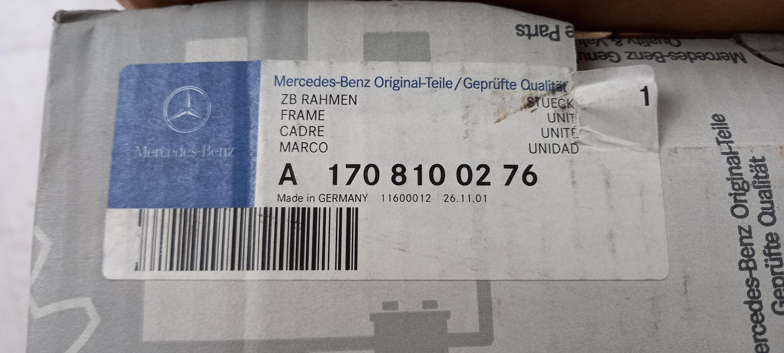 Original OE MERCEDES-BENZ Außenspiegel Halter A1708100276