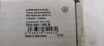 Original Volkswagen T6 T6.1 (20-22) Ladekantenschutz Schwarz Hinten 7E0061195B