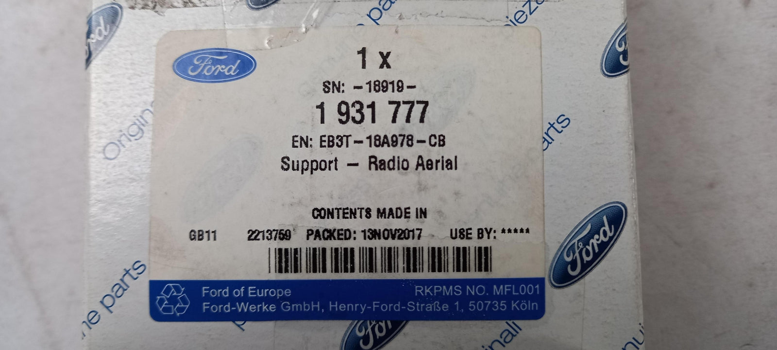 Original OE FORD Antennenfuss 1931777