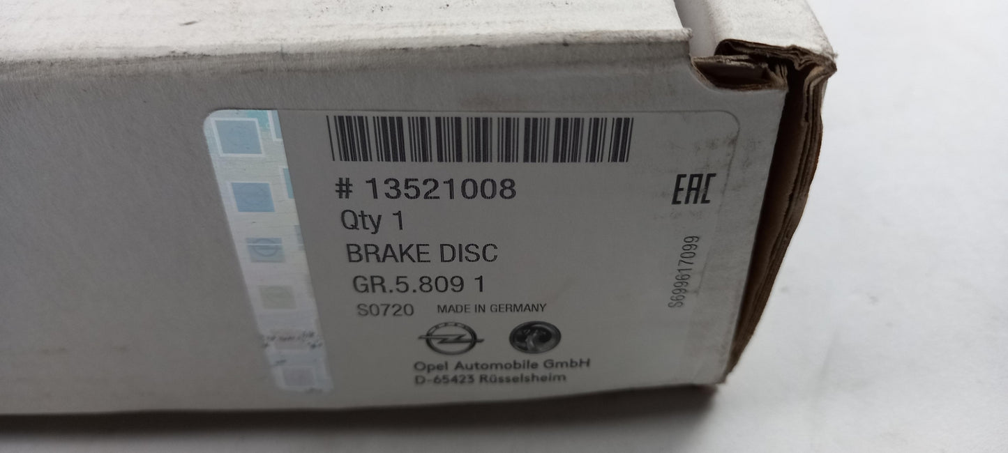 Original OE OPEL Bremsscheibe (1 Stück) 13521008
