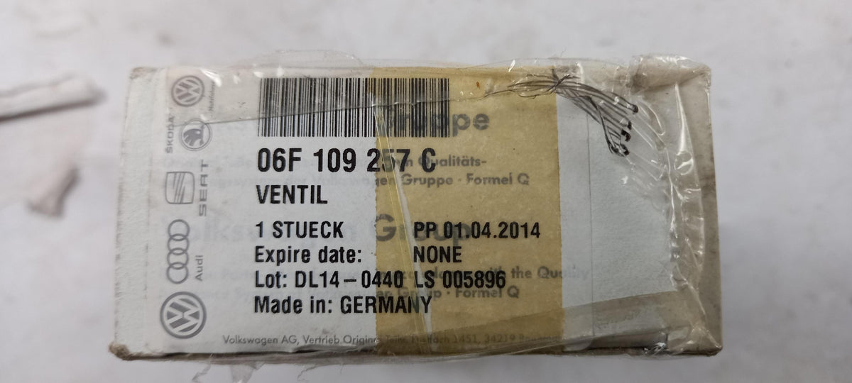 Original OE Volkswagen Ventil 06F109257C