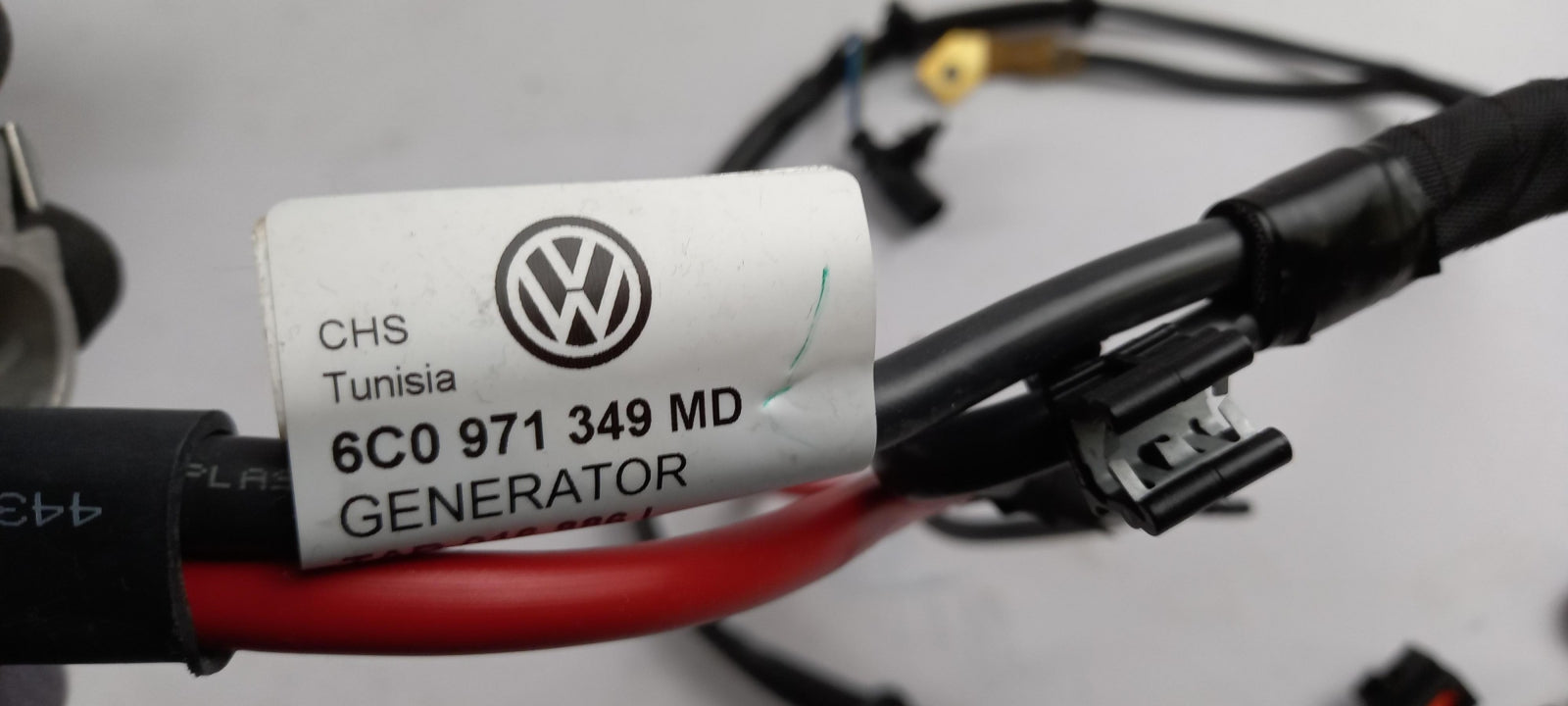 Original AUDI A1 VW Polo 6C SKODA Fabia NJ Lichtmaschinen-Kabelbaum 6C0971349MD