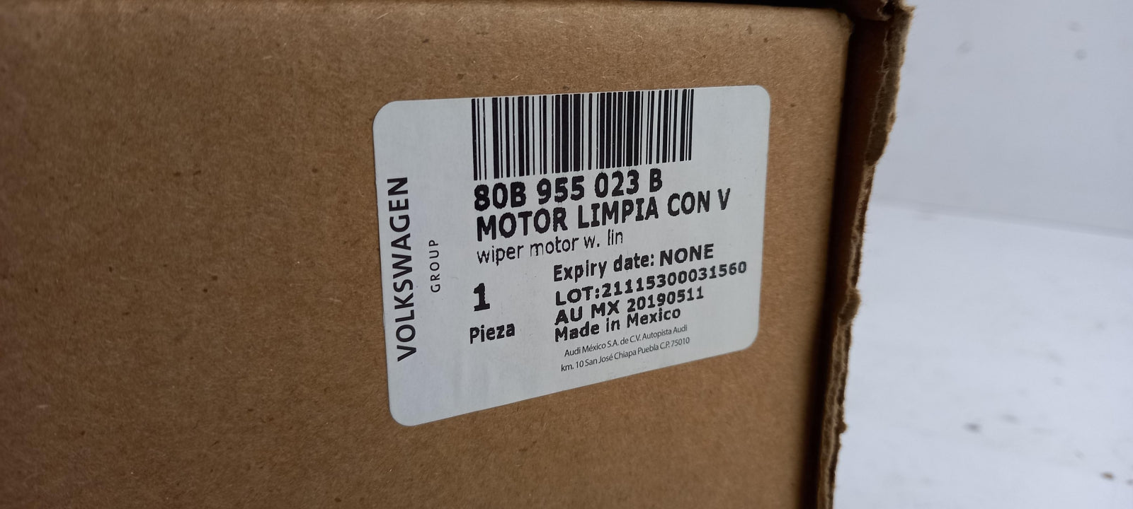 Original AUDI Q5 (FY) 2018- Wischermotor Wischergestänge Vorne 80B955023B