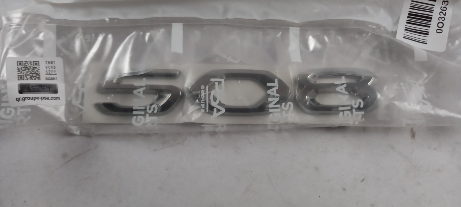Original OE Peugeot Emblem Plakette 98303342DX