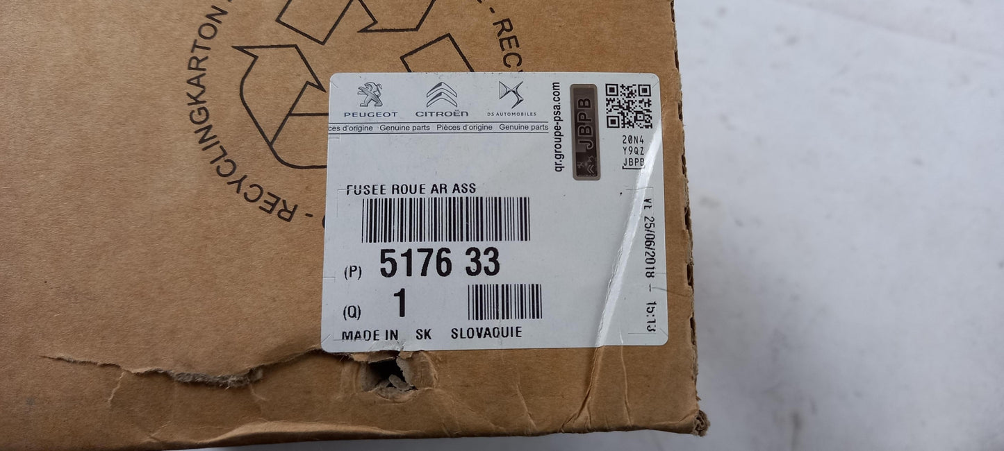 Original PEUGEOT 207 208 Citroen C3 DS3 2016> Lenkspindel Hinten 517633