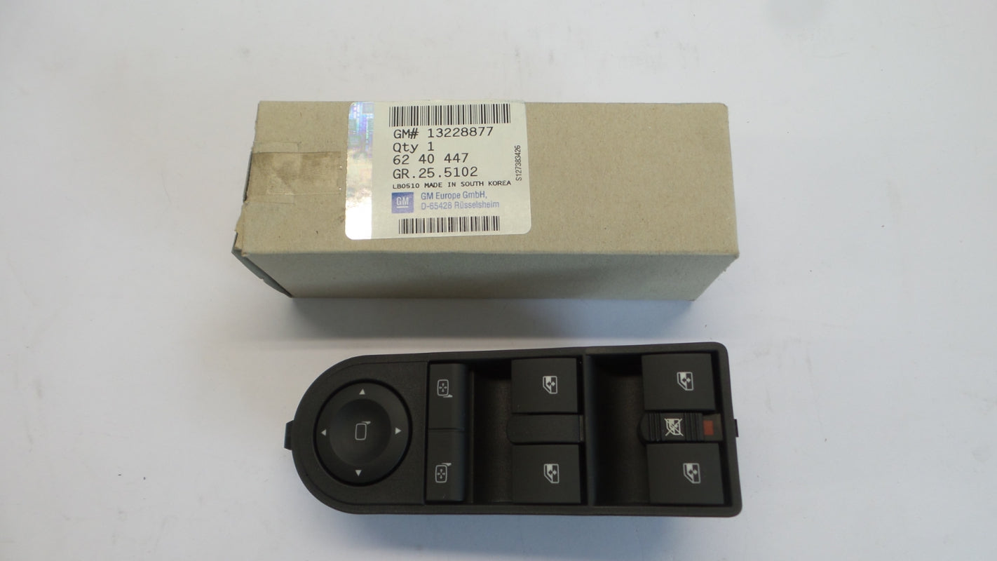 Original OPEL Astra-H Fensterheber & Spiegel Kombischalter vorne links 13228877