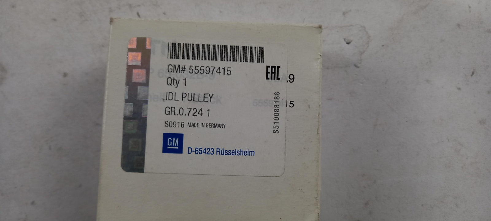 Original OPEL Corsa-D Mokka Zafira-B 1.7CDTi Umlenkrolle 55597415