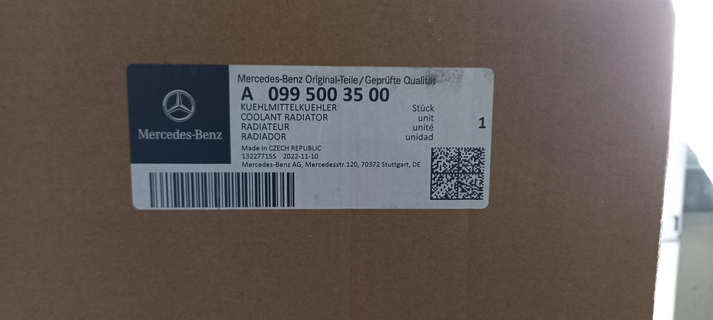 Original OE MERCEDES-BENZ Wasserkühler A0995003500
